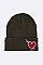 Fashionable Heart & Sword Patch Iconic Beanie LA-MKH3504X