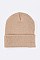 Trendy Solid Color Cuff Beanie LA-LB305