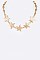 LINKED STAR COLLAR NECKLACE