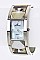 Stylish Pave Shell Fashion Bangle Watch LA-BG1234L6D