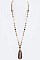 Exotic Gold Dipped Agate & Mix Beads Necklace LAON5148