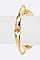 Double Ball Iconic Hinge Bangle