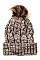 FASHION CABLE KNIT POMPOM BEANIE