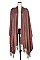 FRINGED END PEARL ACCENT OBLONG SCARF