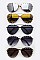 Pack of 12 Pieces Studded Aviator Sunglasses LA113-POP8040