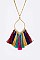 Fringe Tassels Pendant Necklace LA-CN4108