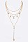 8 POINTED STAR DROP NECKLACE