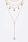 8 POINTED STAR DROP NECKLACE