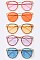 Pack of 12 Pieces Pastel Color Iconic Sunglasses LA108-96075C1