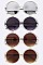 Pack of 12 Pieces Wired Frame Oversize Round Sunglasses LA108-96171