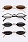 Pack of 12 Pieces Skinny Oval Iconic Sunglasses LA108-96151