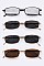 Pack of 12 Pieces Basic Color Skinny Sunglasses LA108-96152