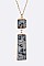 Genuine Stone Pendant Necklace LA-CN4140