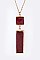 Genuine Stone Pendant Necklace LA-CN4140