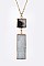 Genuine Stone Pendant Necklace LA-CN4140
