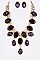 Fabulous Crystal Statement Necklace Set