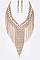 Fabulous Rhinestone Statement Necklace Set LA-GNE2007