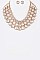 Glamorous Crystal Statement Necklace Set LA-GNE2070