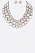 Glamorous Crystal Statement Necklace Set LA-GNE2070