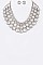 Glamorous Crystal Statement Necklace Set LA-GNE2070