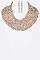 Elegant Rhinestone Statement Necklace Set LA-GNE3001