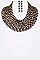 Elegant Rhinestone Statement Necklace Set LA-GNE3001