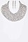 Elegant Rhinestone Statement Necklace Set LA-GNE3001