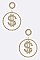 DOLLAR BLING JUMBO EARRINGS