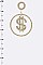 DOLLAR BLING JUMBO EARRINGS