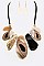 RESIN & WOOD STATEMENT NECKLACE SET