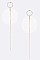 TASSEL CHAIN DROP EARRINGS