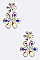 CLASSIC CRYSTAL FLOWER EARRINGS