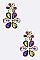 CLASSIC CRYSTAL FLOWER EARRINGS