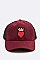 Queen Heart Patch Quilted Cotton Cap LA-EMH0907E