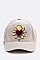 Heart Embroidered Suede Cap LA-EMH0910
