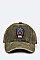 Sugar Skull Iconic Washed Cotton Cap LA-EMH0909