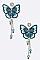 Pack of 12 Embroidered Butterfly Iconic Earrings Set