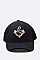 Sequined Anchor Quilted Cotton Trucker Cap LA-EMH0912