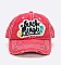 Beach Please Embroidery Cotton Cap