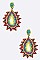 MULTI COLOR BEADED EARRINGS