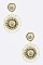 CIRCULAR TASSEL EARRINGS