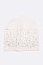 Pack of 12 pieces Chic Crystal Accent Fashion Beanie Set LA-HNHT1080