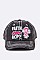 VINTAGE WASH FAITH LOVE HOPE PINK RIBBON CAP