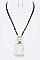 TEXTURED PENDANT NECKLACE SET