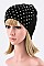 Trendy Rhinestone Studs Iconic Beanie LA-HNHT1062