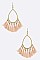 TEARDROP TASSEL EARRINGS