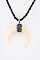 ICONIC IVORY HORN PENDANT NECKLACE LA-151438