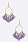 LEAF TASSEL EARRINGS