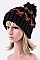 Pack of 12 Fashion 2 Tone Cable Knit PomPom Beanies