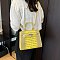 yellow p[adlocj purse